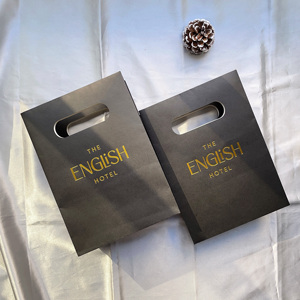 Bolsas de Papel Kraft con Asas Troqueladas para Regalos, Compras y Embalaje de Ropa, Impresión Personalizada al por Mayor con su Propio Logotipo - Product Image 1