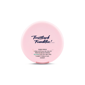 รองพื้น Troistouch Cushion Foundation 15 กรัม เนื้อเนียนกระจ่างใส เหมาะสำหรับทุกสภาพผิว สูตรเครื่องสำอางเกาหลี - Product Image 2