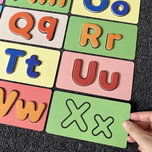 <span class=keywords><strong>Gioco</strong></span> di Carte Personalizzato per Bambini per l'Apprendimento delle Lettere dell'Alfabeto Inglese, Giocattolo Educativo Precoce - Product Image 4