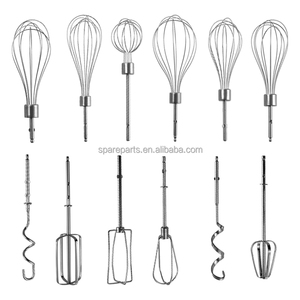 Batteur à oeufs électrique en acier inoxydable, tête de mélange, crochet à pâte, <span class=keywords><strong>fouet</strong></span> électrique, outils de cuisine - Product Image 5