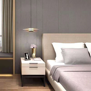 Lustre LED double <span class=keywords><strong>disque</strong></span> en fer, design moderne et créatif, pour salle à manger, vente en gros directe usine - Product Image 2