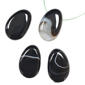 Nuevo <span class=keywords><strong>Colgante</strong></span> Ovalado Hecho a Mano con Ojo de Tigre y Piedra Azul Arena - Product Image 3