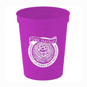 New Arrival Reusable PP Plastic Cup 16oz Stadium Cups With Custom Logo