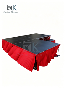 High Quality Portable Aluminum <b>Stage</b> <b>Platform</b> With Anti Slip Surface For Indoor Outdoor Events - Product Image 1
