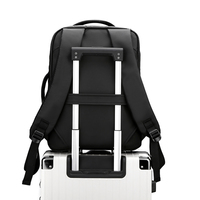 Sac à dos unisexe multifonctionnel en tissu Oxford grande capacité, fermeture éclair, imperméable, résistant à l'usure, pour étudiants et trajets quotidiens en extérieur