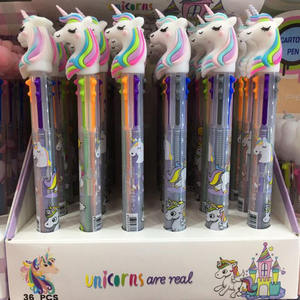 ปากกาลูกลื่นพลาสติกลายการ์ตูน 6 สี รุ่น PL-002HLL ดีไซน์ใหม่ล่าสุด สำหรับเครื่องเขียน โรงเรียน และสำนักงาน - Product Image 4