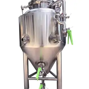 Vente directe en usine petit équipement de brassage de bière 100l Pub brassage bière fermenteur conique