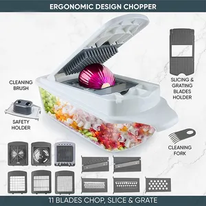 Amazon ขายดี2022ชุดครัวรวมเครื่องตัดผัก-มือกระเทียมกดสับ-อุปกรณ์ครัว