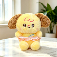 Jouets en peluche personnalisés, design compact, tissu en peluche épais et court, taille de voyage compacte, 7-8 pouces, pour la promotion de la fête des pères