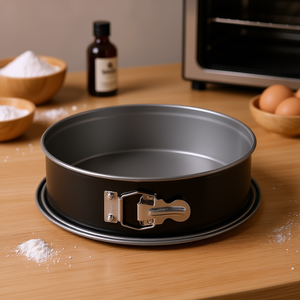 ถาดอบสปริงฟอร์ม 8 ซม. 26 ซม. สีดำ สำหรับทำเค้ก - Product Image 3