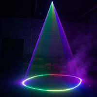 Projecteur Laser DJ 3W APP pour Mariage 2026 Cendrillon RGBW Blanc Froid Pleine Couleur Contrôle Sans Fil DMX512 IP33 Animation Spectaculaire