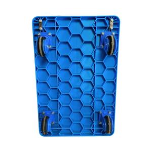 Carretilla Plegable Celular de Plástico y <span class=keywords><strong>Metal</strong></span> Resistente, 4 Ruedas Giratorias Universales, Portátil, Industrial, para Almacén, Alta Capacidad de Carga, OEM - Product Image 3