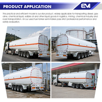 Promotion : Semi-remorque citerne à carburant haute capacité (40000L, 45000L) du fabricant pour le transport de carburant à l'exportation