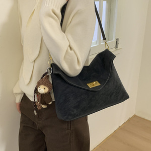 Bolsos de Marca para Mujer al por Mayor, de Gran Capacidad, de Cuero Genuino de Lujo, Bolso de Hombro, Bolso de Mano, Bolso Tote de Gamuza - Product Image 6