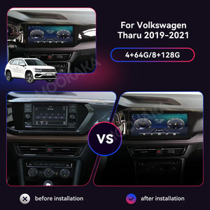 Cho Volkswagen tharu 2019 2024 Android đài phát thanh xe 2DIN Stereo <span class=keywords><strong>Receiver</strong></span> autoradio đa phương tiện Máy nghe nhạc GPS NAVI đầu đơn vị màn hình - Product Image 2