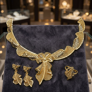 Wholesale Fashion Jewelry 14K 18K 24K Gold Plated Forming Necklaces Traditional Design Luxury Jewelry Brass Gold Filled Jewelry - Product Image 3