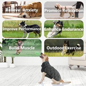 <span class=keywords><strong>Chaleco</strong></span> Ajustable para Perros con <span class=keywords><strong>Peso</strong></span> Terapéutico para la Ansiedad por Fuegos Artificiales - Product Image 2