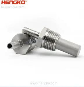 HENGKO Food Grade Sintered Stainless Steel 0.1 To 90 Um Micron Beer Carbonating Stone 5 Micron