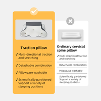 Oreiller ergonomique moderne en mousse à mémoire de forme, certifié CertiPUR-US et OEKO-TEX, pour soulager les douleurs cervicales et la pression, OEM ODM