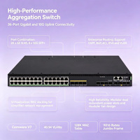 Commutateur réseau H3C S5590-28S8XC-HI 28 ports 1G POE SNMP QoS VLAN en stock