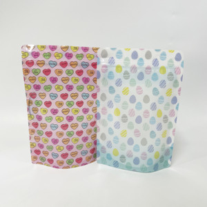 Impression numérique en gros, impression personnalisée, échantillon gratuit, pochette en plastique à fermeture éclair, sacs alimentaires avec fenêtre transparente pour bonbons - Product Image 6