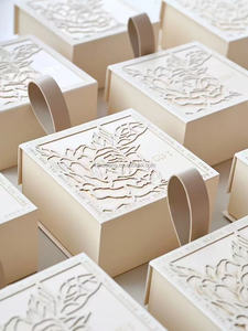 Tùy chỉnh in hộp quà giáng sinh thiết kế nổ 3 lớp với chèn bọt & ruy băng - Product Image 3