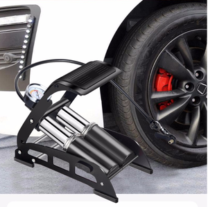 ROUE Nouveau Design Mini Gonfleur Haute Pression Vélo Vélo <span class=keywords><strong>Pied</strong></span> <span class=keywords><strong>Pompe</strong></span> À Air Jauge De Pression Des Pneus Pliable <span class=keywords><strong>Pompe</strong></span> De Sol En Plastique - Product Image 4