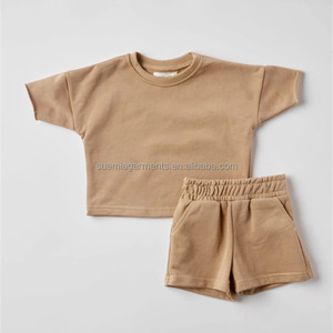 Survêtement neutre en molleton 100 % coton de couleur unie pour bébés et jeunes enfants, fabrication sur mesure à faible MOQ - Product Image 3
