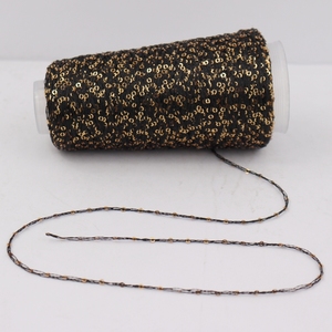 100g 500m 2mm sequin bán buôn Mùa Hè Ice Silk mercerized sợi đặc biệt sequin sợi DIY tay dệt Rag búp bê đan len chăn - Product Image 2