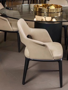 Chaises De Salle a Manger Moderne De Luxe Sillas de comedor de diseño con patas de madera de fresno - Product Image 3