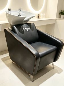 Offre Spéciale : Ensemble de lavabo et chaise en céramique pour salon de coiffure, idéal pour le lavage des cheveux - Product Image 5