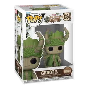 Cho <span class=keywords><strong>Funko</strong></span> <span class=keywords><strong>Pop</strong></span>! Hình Vinyl tùy chỉnh chúng tôi là nhân vật hành động Groot-<span class=keywords><strong>Loki</strong></span> được đặt theo phong cách hoạt hình để quảng cáo được đóng gói trong hộp - Product Image 1