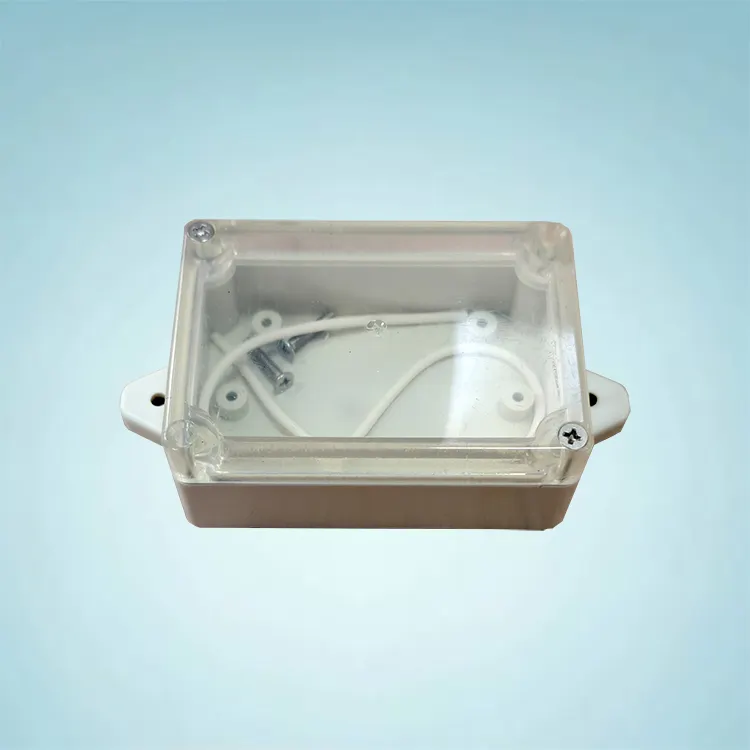 Boîte de jonction de fil étanche en plastique Ip67 Boîte de boîtier de couverture transparente Abs Pc