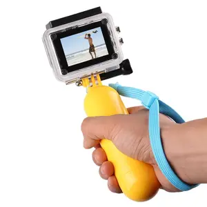Factory Wholesale Waterproof Grip Handle Floating Bobber Stick for GoPro Hero 6 5 4 Session 4K SJCAMs SJ7 Action Camera
