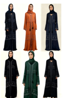 Abaya pour femmes, kaftan fait main, vêtements et accessoires islamiques traditionnels conçus pour les musulmanes