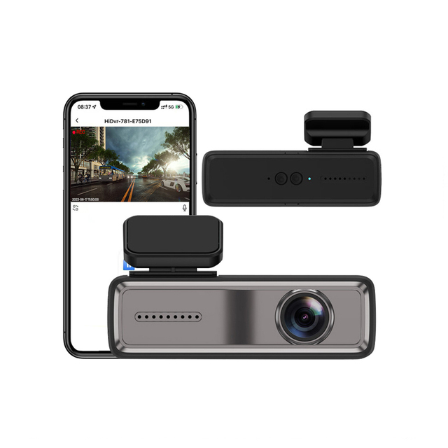 Source Factory FHD 1080P Fisheye Lens Dash Cam 140° Wide Angle 24h Parking Monitoring External GPS Module 2.4G WiFi Night Vision