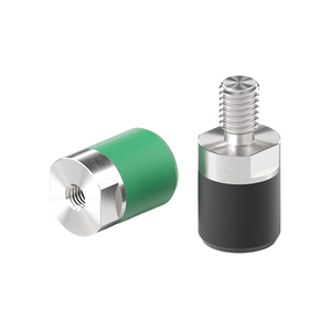 Bloque de Goma Recubierto de Metal Personalizado <span class=keywords><strong>para</strong></span> Uso Industrial, Componente Metálico Cubierto de Goma EPDM/NBR/Silicona - Product Image 3