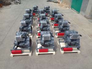 Заводская распродажа: Двухцилиндровый дизельный двигатель F2L912 с воздушным охлаждением в сборе (с мотором и насосом), стандарт выбросов Евро-2, гарантия 1 год - Product Image 4