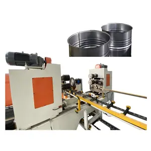 Reinforced 55 Gallon Steel Barrel Production Line / Steel Drum Making Machine