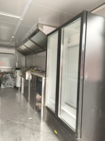 Chariots de vente de restauration rapide multifonctionnels personnalisables en acier inoxydable de 4 m, traiteur mobile pour hot-dogs, barbecue, hamburgers, cuisine mobile à 4 roues avec GPS