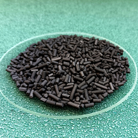 Charbon actif extrudé en colonne à base de charbon de bois pour la purification de l'air, granulométrie 4mm 7mm