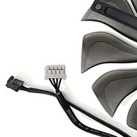 Ventilateurs de refroidissement pour carte graphique PALIT RTX 2060S/2070/2070S/2080/2080S GameRock/Jetstream Series, ventilateur GPU de bureau 95 mm 4 broches (2 pièces)