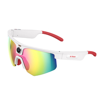 Lunettes de cyclisme intelligentes SANVNET SNT VISTA avec étui de chargement, caméra 8MP, enregistrement vidéo POV, lunettes de sport intelligentes 2026