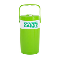 Bouteille isotherme portable unisexe en plastique PP de 1,5 L avec paille, couvercle anti-fuite, compatible lave-vaisselle, durable, maintien thermique 12-24 heures