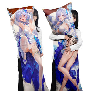 2 WAY Tricot Almohada de cuerpo completo Piel de melocotón Ondas borrascosas Cantarella Piel de melocotón Impreso personalizado Dakimakura Fundas - Product Image 4