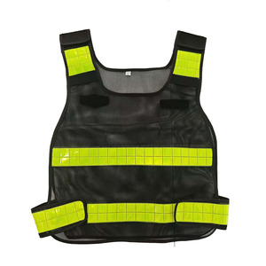 سترات عاكسة للضوء مخصصة للعمل، سترات أمان قابلة للتعديل، صدريات واقية - Product Image 4