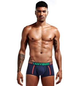 <span class=keywords><strong>Boxer</strong></span> da <span class=keywords><strong>uomo</strong></span> in cotone di vari colori Design popolare logo del marchio all'ingrosso personalizzato - Product Image 6