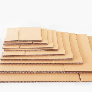 Boîtes d'expédition en carton kraft personnalisées, cartons d'expédition en carton laminé, emballages écologiques avec logo imprimé - Product Image 6