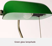 Lampe de table de banquier européen en gros en Chine lampe de table nordique lampe de bureau Gree