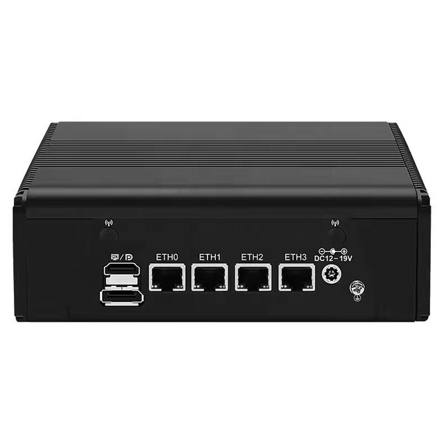 AMD R9 7940HS R7 7840HS 5500U 5600U Firewall Mini PC 4xI226 2.5G LAN 2xM.2 NVMe 2xDDR5 AI Engine PVE ESXi Host Router Server